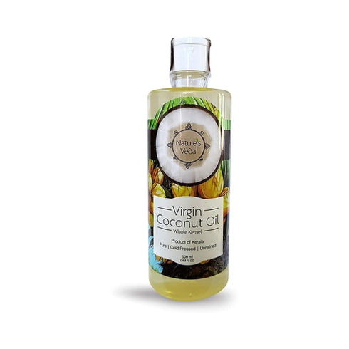 Nature's Veda Virgin Coconut Oil,bottle of 500 ml Oil